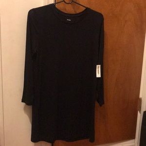 Old Navy Long Sleeve Black Tunic Shirt